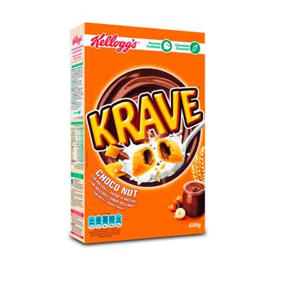 Kellogg's Krave Hazelnut Cereals 600g